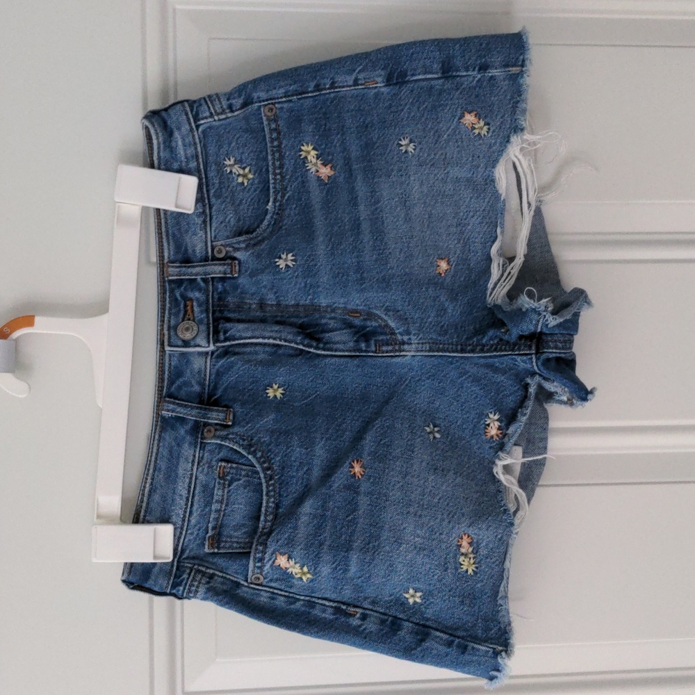 Flower Mom Shorts